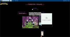 Desktop Screenshot of 4everyoungerz.blogspot.com