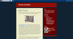 Desktop Screenshot of merrowscientific.blogspot.com