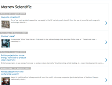 Tablet Screenshot of merrowscientific.blogspot.com