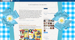 Desktop Screenshot of cocoroosscraps.blogspot.com