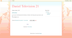 Desktop Screenshot of danieltelevision21.blogspot.com