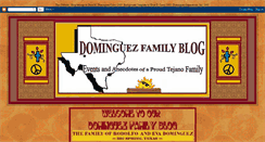 Desktop Screenshot of dominguezfamilyevents.blogspot.com