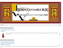 Tablet Screenshot of dominguezfamilyevents.blogspot.com