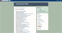 Desktop Screenshot of ponadokuuet5392008.blogspot.com