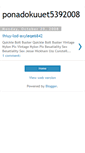 Mobile Screenshot of ponadokuuet5392008.blogspot.com