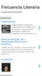 Mobile Screenshot of frecuencialiteraria.blogspot.com