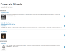 Tablet Screenshot of frecuencialiteraria.blogspot.com