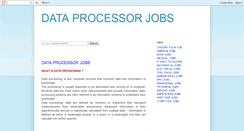 Desktop Screenshot of dataprocessorjob.blogspot.com