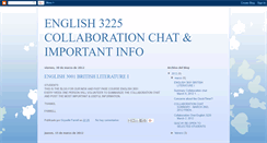 Desktop Screenshot of englis3225blog.blogspot.com