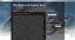 Desktop Screenshot of mcdowellfamilybuzz.blogspot.com