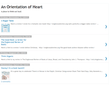 Tablet Screenshot of anorientationofheart.blogspot.com