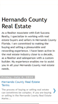 Mobile Screenshot of hernandocountyrealestateflorida.blogspot.com