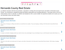 Tablet Screenshot of hernandocountyrealestateflorida.blogspot.com