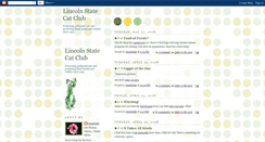 Desktop Screenshot of lincolnstatecats.blogspot.com