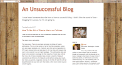 Desktop Screenshot of anunsuccessfulblog.blogspot.com