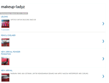 Tablet Screenshot of makeup-ladyz.blogspot.com