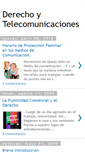 Mobile Screenshot of elderechoylastelecomunicaciones.blogspot.com
