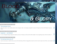Tablet Screenshot of blood-and-glory.blogspot.com