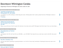 Tablet Screenshot of downtownwilmingtoncondos.blogspot.com
