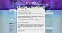 Desktop Screenshot of mynetgems.blogspot.com