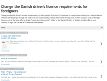 Tablet Screenshot of danishdriverslaw.blogspot.com