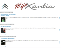 Tablet Screenshot of mijnxantia.blogspot.com