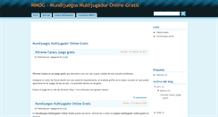 Desktop Screenshot of mundijuegosmultijugador.blogspot.com