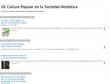 Tablet Screenshot of culturapopularsociedadmediatica.blogspot.com