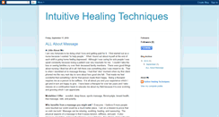 Desktop Screenshot of intuitivehealingtechniques.blogspot.com