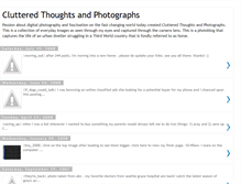 Tablet Screenshot of clutteredthoughts.blogspot.com