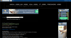 Desktop Screenshot of newfresherjobs.blogspot.com