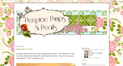 Desktop Screenshot of peeptoepumpsandpearls.blogspot.com