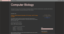 Desktop Screenshot of computerbiology.blogspot.com