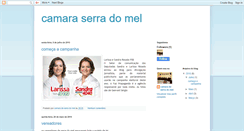 Desktop Screenshot of camaraserradomel.blogspot.com