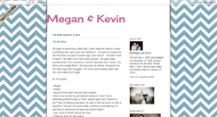 Desktop Screenshot of megankevinday.blogspot.com