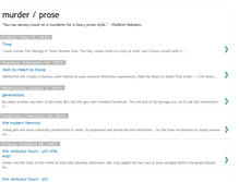 Tablet Screenshot of murderandprose.blogspot.com