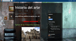 Desktop Screenshot of historiadelartejuan.blogspot.com