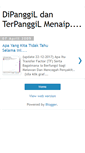 Mobile Screenshot of dipanggil.blogspot.com