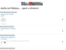 Tablet Screenshot of aiellonelpallone.blogspot.com