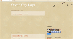 Desktop Screenshot of oceancitydays.blogspot.com