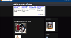 Desktop Screenshot of gairahnya-cewekbinal.blogspot.com