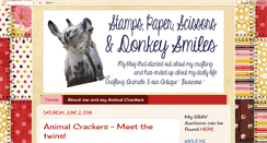 Desktop Screenshot of donkeysmiles.blogspot.com