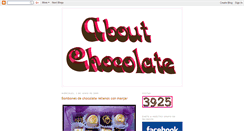 Desktop Screenshot of aboutchocoolate.blogspot.com