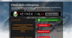 Desktop Screenshot of diariodellacoltivazione.blogspot.com