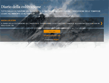 Tablet Screenshot of diariodellacoltivazione.blogspot.com