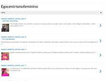 Tablet Screenshot of egocentrismofeminino.blogspot.com