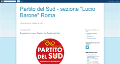 Desktop Screenshot of partitodelsud-roma.blogspot.com