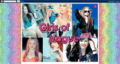 Desktop Screenshot of girlsofvogue.blogspot.com