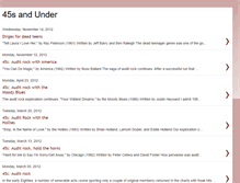 Tablet Screenshot of 45sandunder.blogspot.com