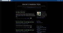 Desktop Screenshot of emlynrandomtech.blogspot.com